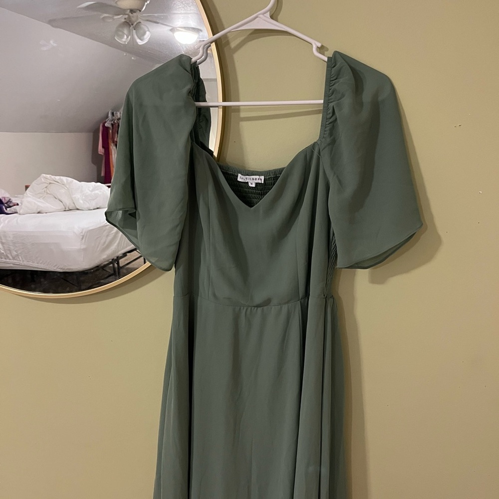 Baltic Born Sage Green Maxi Dress